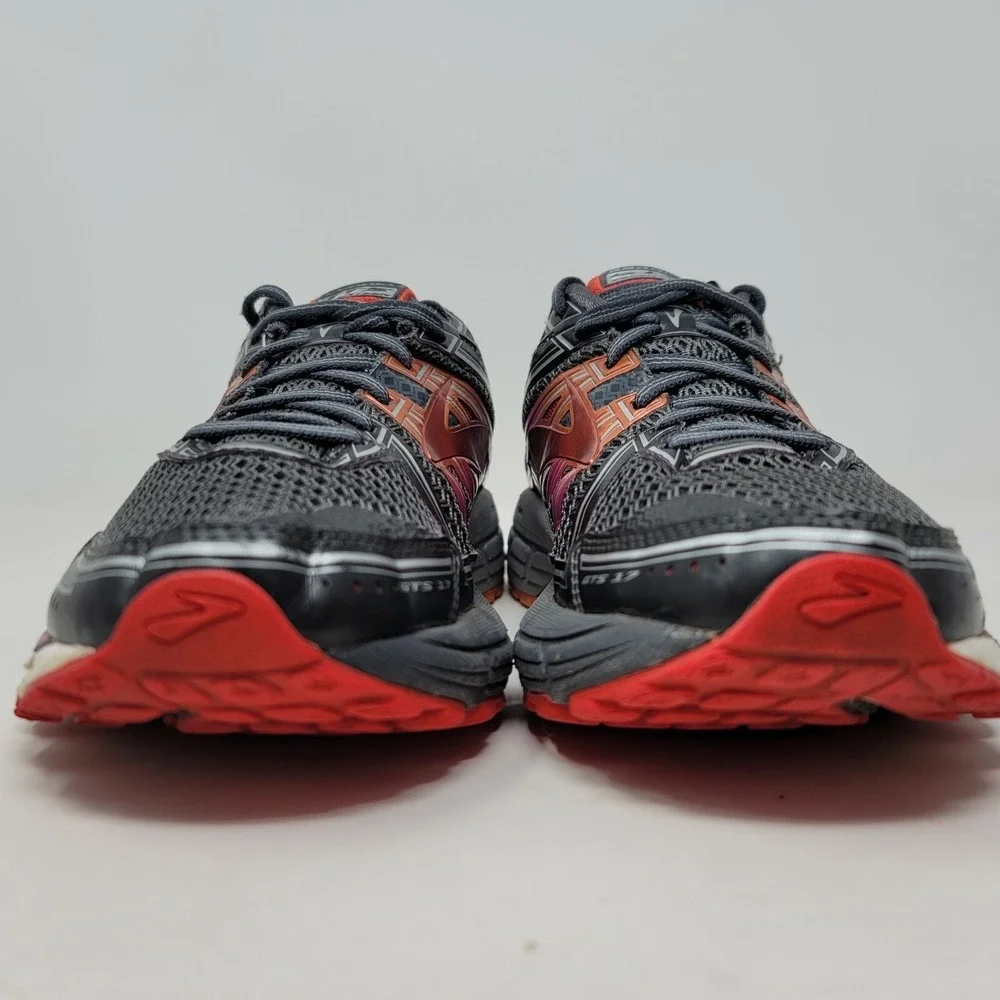Brooks Womens Sneakers Sz 8.5 B GTS Seventeen 17 Running Shoes Gray Casual
